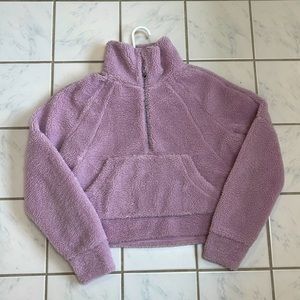 Lululemon Oversized Fleece Funnel Neck in the color Pink Peony